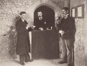 Die Almosen im Hospital von St. Cross, Winchester von J. Benjamin Stone