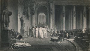 Der Tod Caesars. Julius Caesar, um 1870 von J. C. Armytage