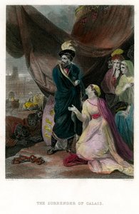 Die Kapitulation von Calais, 19. Jahrhundert von J. C. Armytage