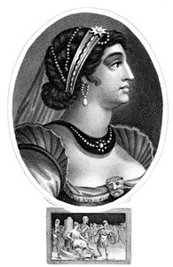 Kleopatra, Königin von Ägypten, 1804 von J. Chapman