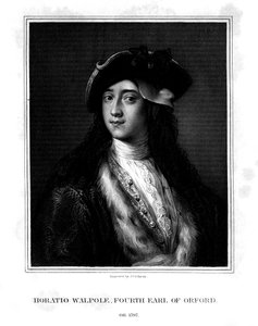Horace Walpole, 4. Earl of Orford, Politiker, Schriftsteller, architektonischer Innovator
