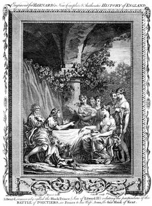 Edward, der Schwarze Prinz, berichtet über die Schlacht von Poitiers, 19. Jahrhundert