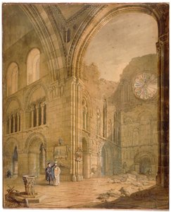 Kirche St. Bartholomew-the-Great, Smithfield, City of London, 1806 von J Coney