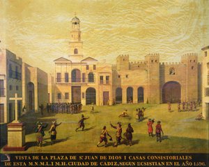 Plaza de San Juan de Dios im Jahr 1596