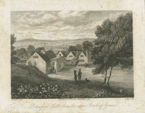 Dovedale - Beresford Hall: Stahlstich, nd [1815]