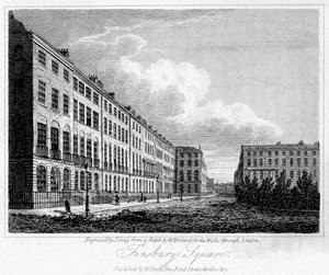 Finsbury Square, London, 1817