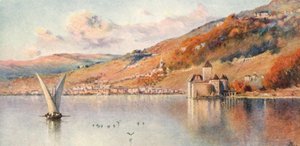Montreux vom See: Herbst von J. Hardwicke Lewis