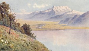 Das Rhonetal vom Mont Pèlerin
