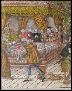 Der Tod von Henri II. (1519-59) 10. Juli 1559 (Detail) von J. J. and Tortorel, J. Perrissin