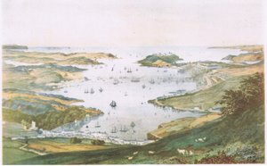 Hafen von Falmouth von J. Lynn