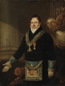 Augustus Frederick, Herzog von Sussex als Großmeister, 1827