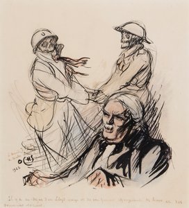 Lloyd George spielt immer noch die ernsten Orte und Erinnerungen des Ersten Weltkriegs im Jahr 1922, 1922
