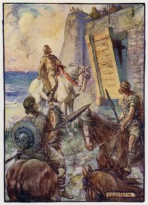 Siehst du das kleine Segel auf dem Meer? Dort ist Macduff