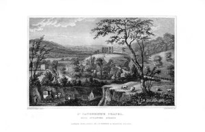 St. Catherines Kapelle, Guildford, Surrey, 1829