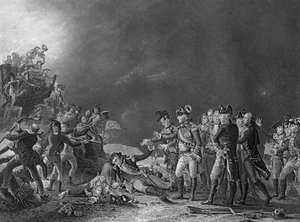 Der Ausfall der Garnison von Gibraltar, 27. November 1781 von J. Rogers