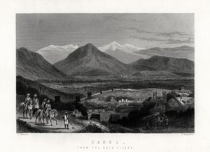 Kabul, vom Bala Hissar, 1883