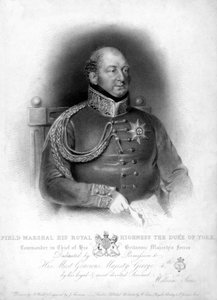 Feldmarschall Prinz Friedrich, Herzog von York und Albany 1763-1827, 19. Jahrhundert