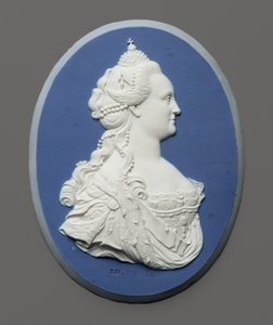 Porträtmedaillon von Kaiserin Katharina II. von Russland, ca. 1775