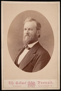 Porträt von J.H. White, zwischen 1874 und 1881 von J and W Vincent