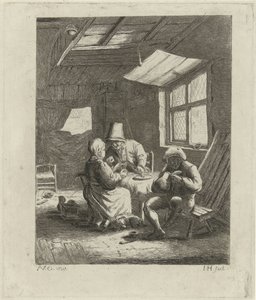 Bauerninterieur (erste Version)