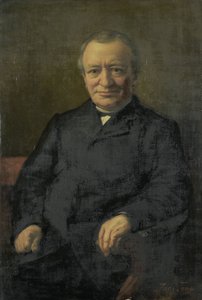 Anthonie Gerardus van der Hout (1820-92) von Jac van Looij (signed by artist)
