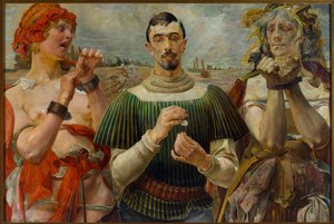Polnischer Hamlet - Porträt von Aleksander Wielopolski von Jacek Malczewski