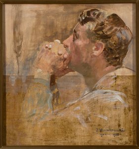 Betender Mann von Jacek Malczewski