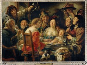 Der Bohnenkönig, ein Fest für Epiphanias
