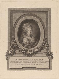 Maria Theresia, Heilige Römische Kaiserin von Jacob Adam after Josef Kreutzinger