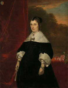 Porträt von Machtelt Bas von Jacob Adriaensz (attr. to) Backer