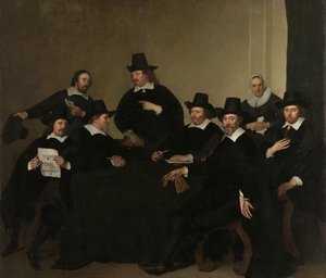 Regenten des Nieuwe Zijds Instituts für die Außenhilfe der Armen, Amsterdam, ca. 1650