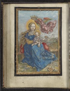 Maria mit Kind von einem Engel gekrönt