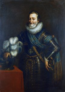 Heinrich IV., erster Bourbonenkönig von Frankreich, ca. 1589-1610 von Jacob Bunel