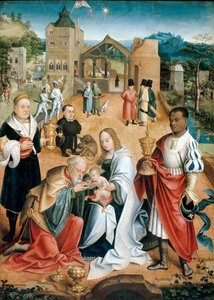Die Anbetung der Könige (Zentralpanel des Triptychons)