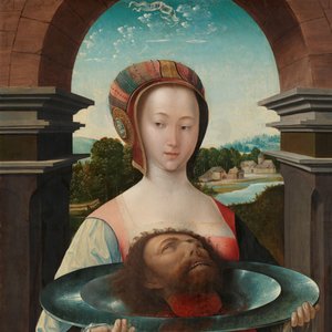 Salome mit dem Kopf Johannes des Täufers von Jacob Cornelisz van Oostsanen