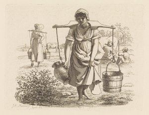 Zwei Milchmädchen von Jacob Ernst Marcus