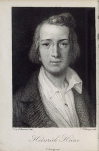 Porträt des Dichters Heinrich Heine 1797-1856, 1850