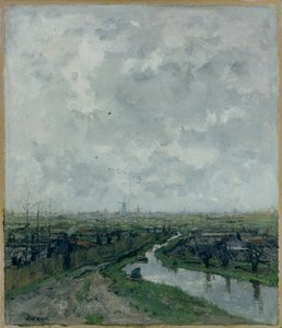 Salatgarten in der Nähe von Den Haag, ca. 1878 von Jacob Henricus or Hendricus Maris