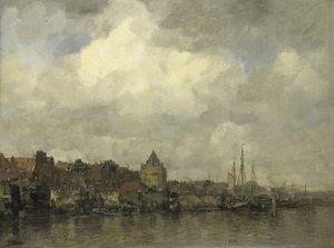 Der Schreierstoren von außen in Amsterdam