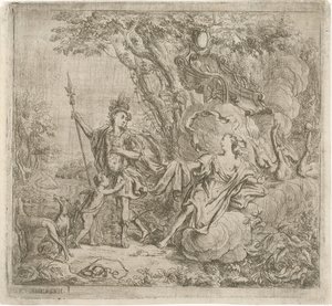 Venus versucht Adonis von der Jagd abzuhalten von Jacob Herreyns (I)
