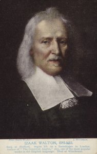 Izaak Walton (1593-1683), englischer Schriftsteller