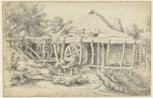 Ansicht einer Wassermühle