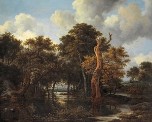 Holzmoorlandschaft mit totem Baum, ca. 1665