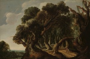 Waldlandschaft von Jacob Jacobsz van Geel (signed by artist)