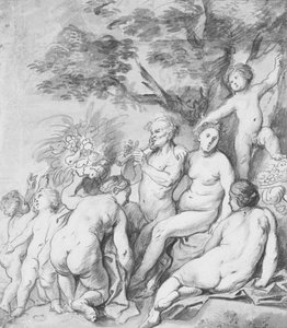 Allegorie der Fruchtbarkeit Recto, ca. 1640 von Jacob Jordaens