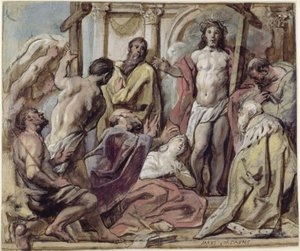 Christus und die reuigen Sünder
