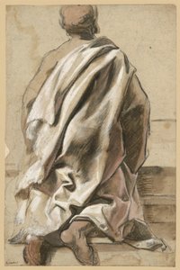 Gewandstudie zu einem knienden Apostel von Jacob Jordaens