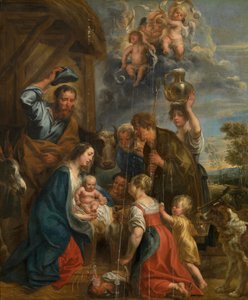 Die Anbetung der Hirten von Jacob Jordaens