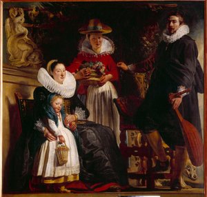 Die Familie des Künstlers von Jacob Jordaens