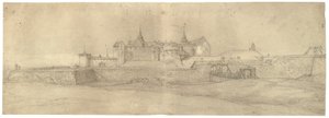 Ansicht der Festung Akershus von Jacob Koninck II